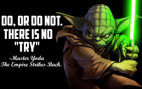  Do or Do Not, There is No Try