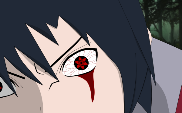 Anime Naruto Blood Sharingan Sasuke Uchiha Akatsuki HD Wallpaper | Background Image