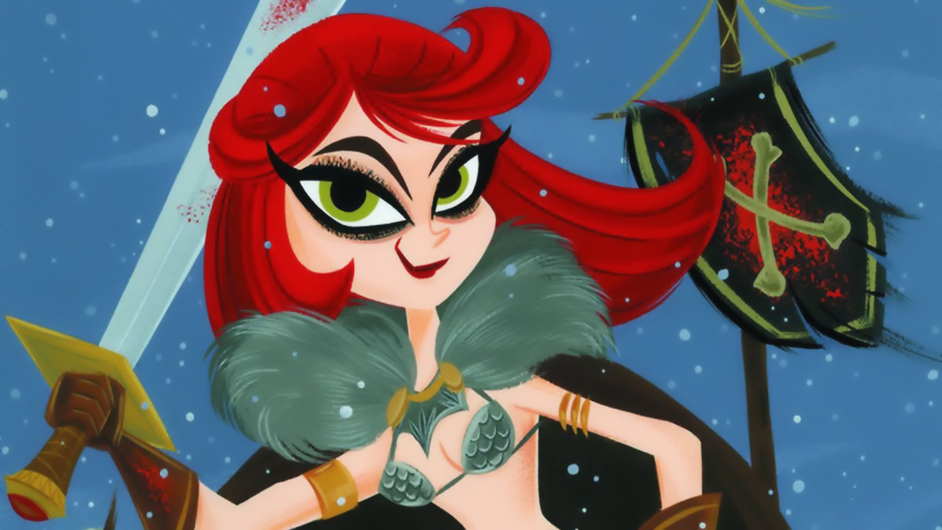 Download Comic Red Sonja HD Wallpaper