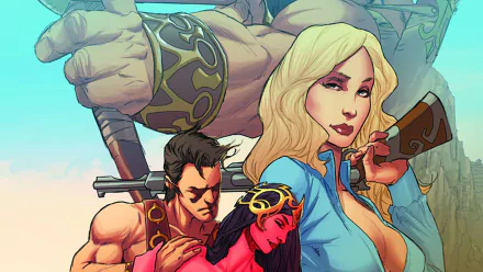 Comic lords of mars HD Desktop Wallpaper | Background Image