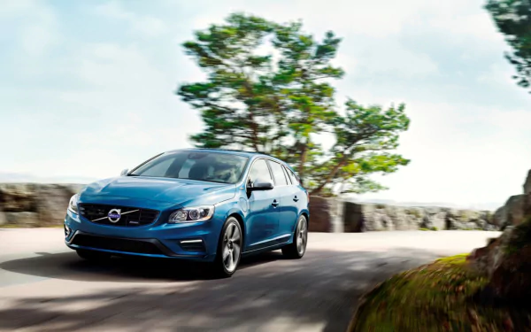 Volvo V60 Plug-in Hybrid R-design vehicle Volvo V60 HD Desktop Wallpaper | Background Image