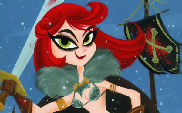Comic Red Sonja HD Desktop Wallpaper | Background Image