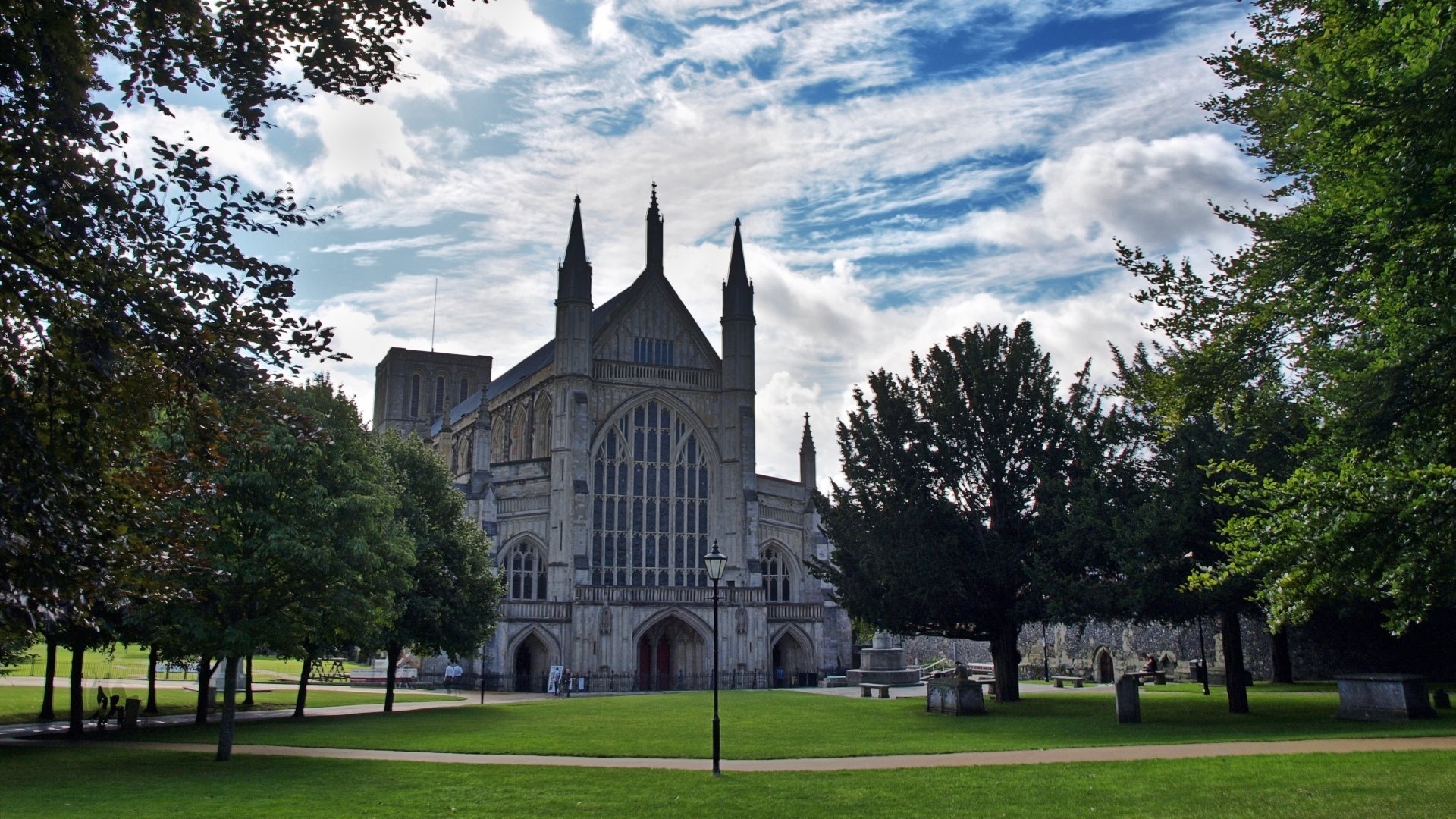Download Religious Winchester Cathedral HD Wallpaper