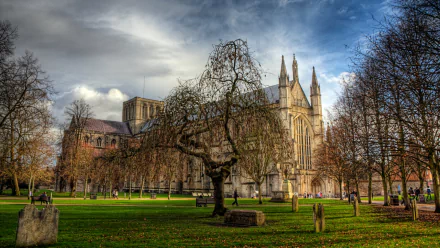 religious Winchester Cathedral HD Desktop Wallpaper | Background Image