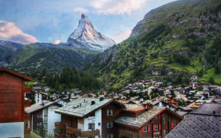  Matterhorn over Village