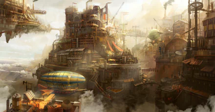 Sci Fi steampunk HD Desktop Wallpaper | Background Image