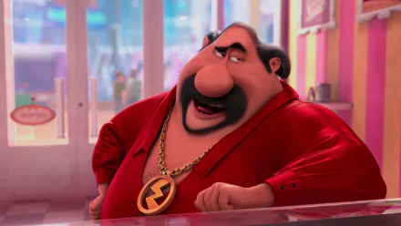 HD PC desktop wallpaper featuring Eduardo El Macho from the movie Despicable Me 2 in a vibrant, colorful setting.