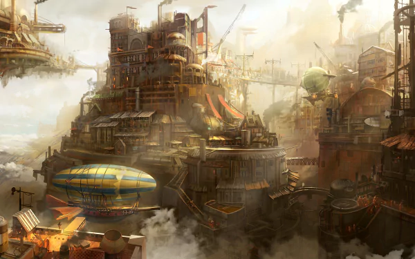 Sci Fi steampunk HD Desktop Wallpaper | Background Image