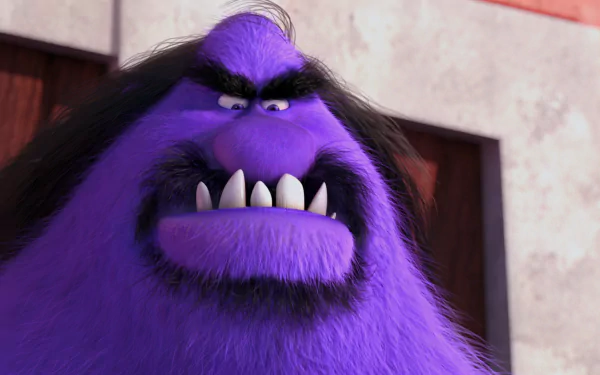 HD PC desktop wallpaper featuring Eduardo El Macho, the purple villain from the movie Despicable Me 2.