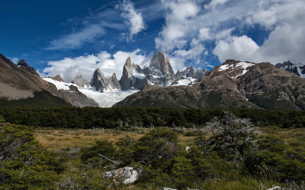 nature Mount Fitz Roy HD Desktop Wallpaper | Background Image