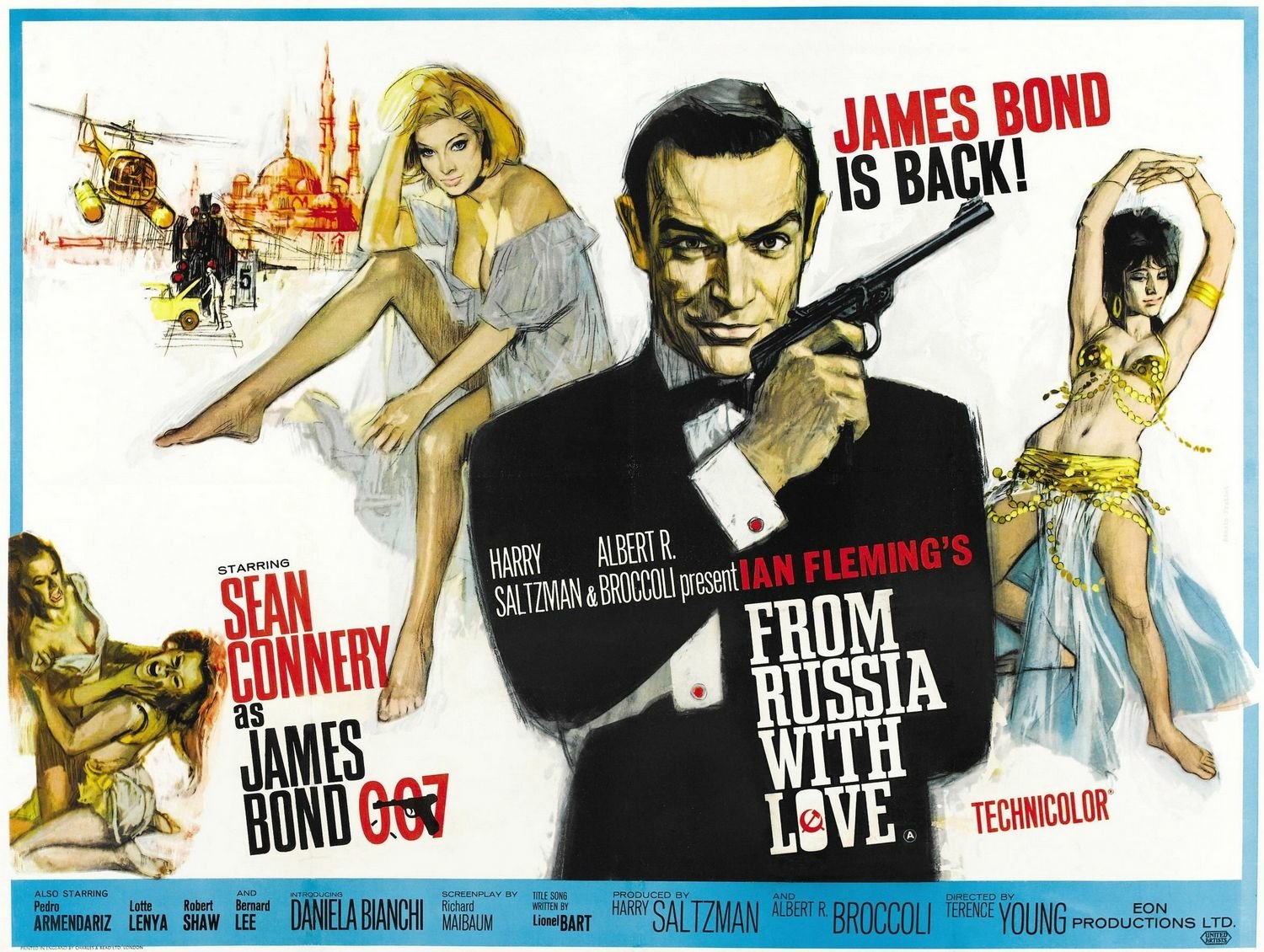 Download Tatiana Romanova James Bond Daniela Bianchi Sean Connery Movie From Russia With Love  Wallpaper