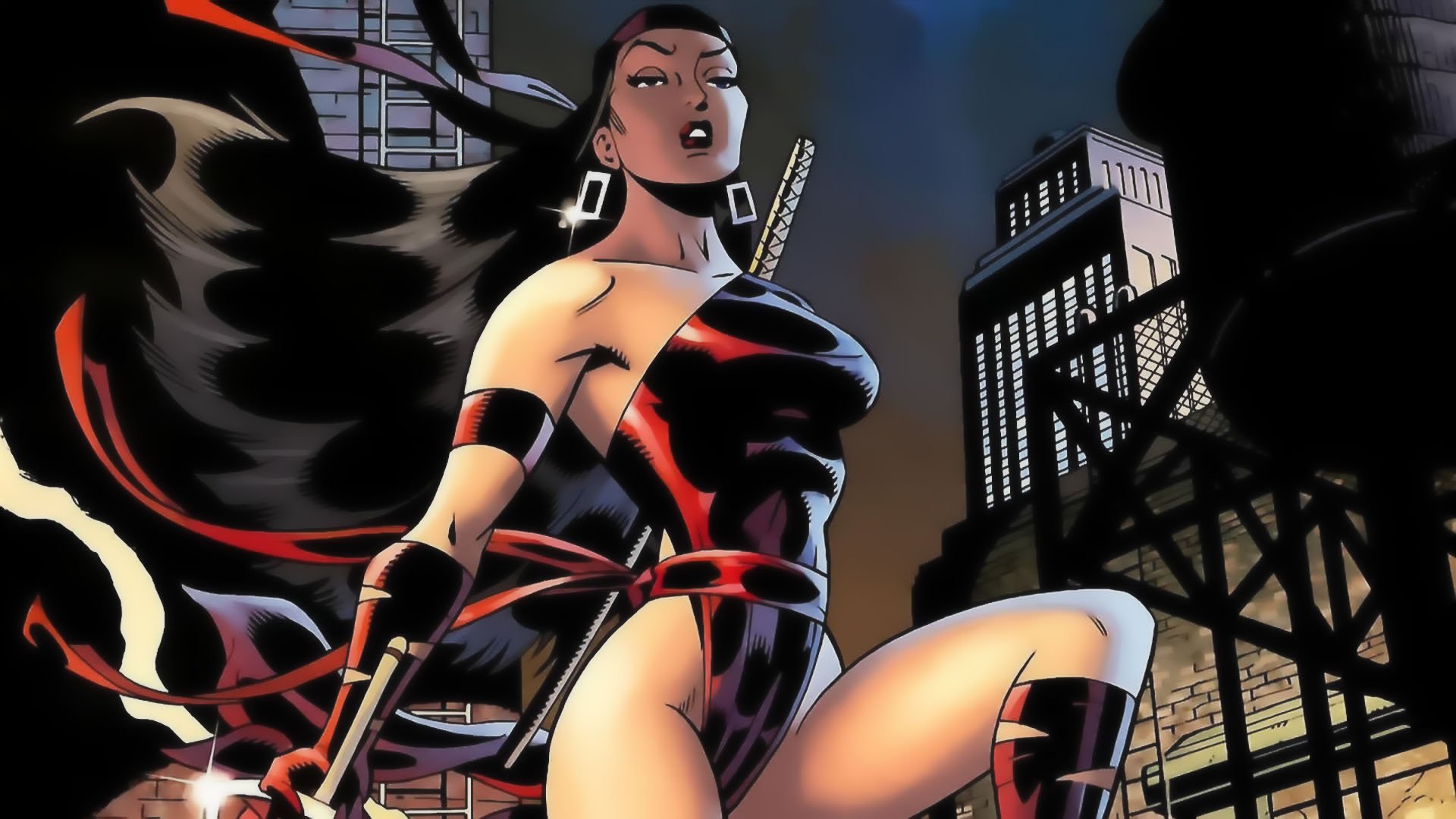 Download Elektra (Marvel Comics) Comic Elektra (movie) HD Wallpaper, image size:1920x1080