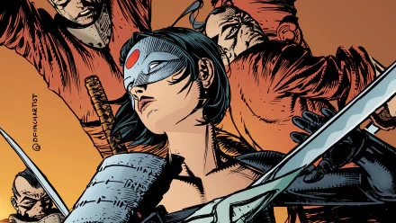 Comic Katana (DC Comics) HD Desktop Wallpaper | Background Image