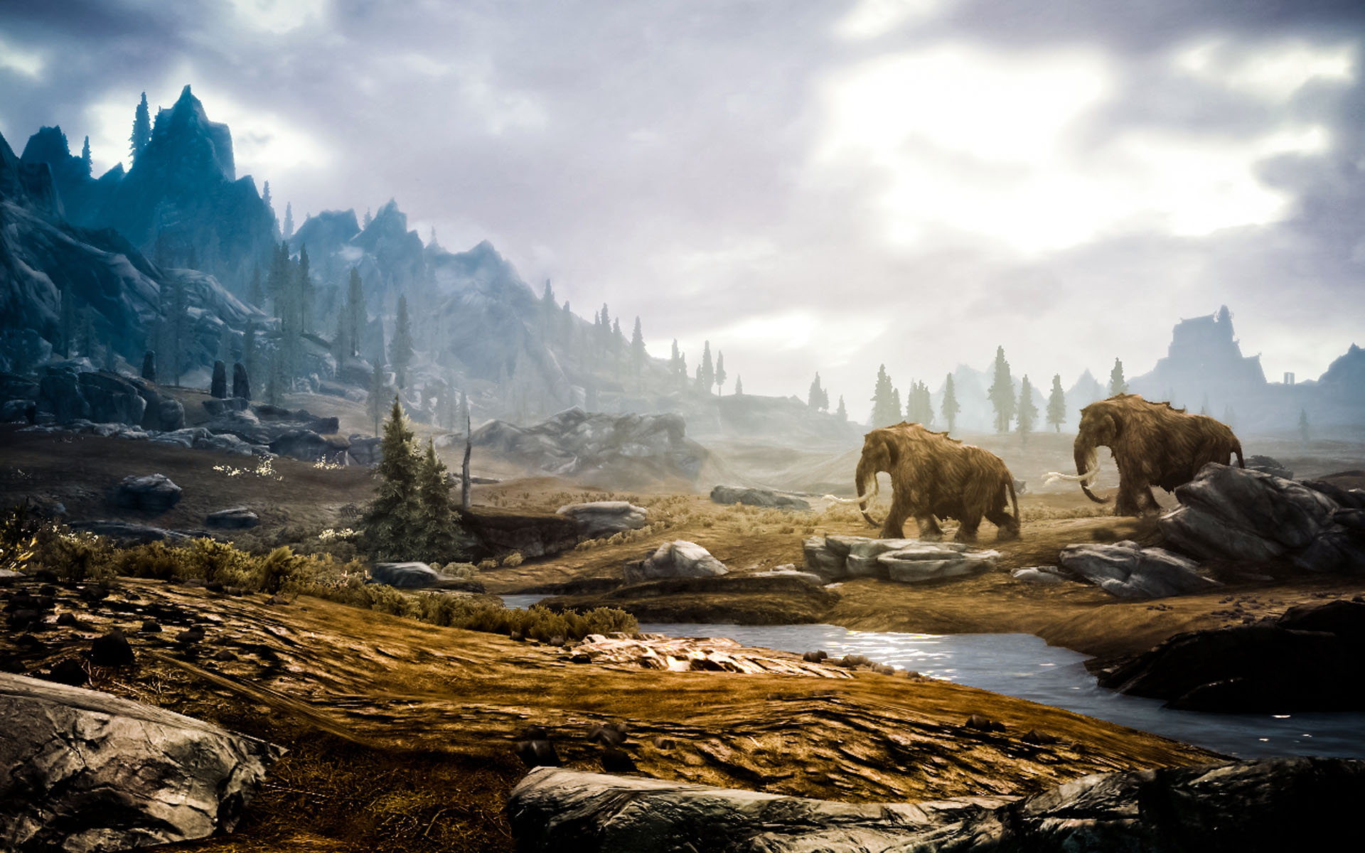 Jeux Vidéo The Elder Scrolls V: Skyrim Fond d'écran HD | Image