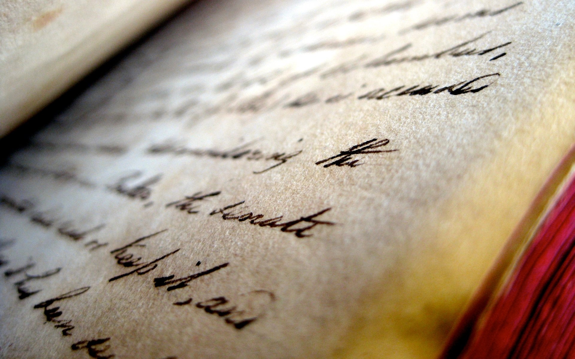 Close-up of an open Bible with handwritten text, captured in HD for a religious-themed PC desktop wallpaper and background.