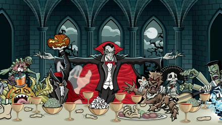 dark Dracula HD Desktop Wallpaper | Background Image