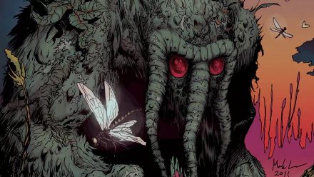 Comic Man-Thing HD Desktop Wallpaper | Background Image