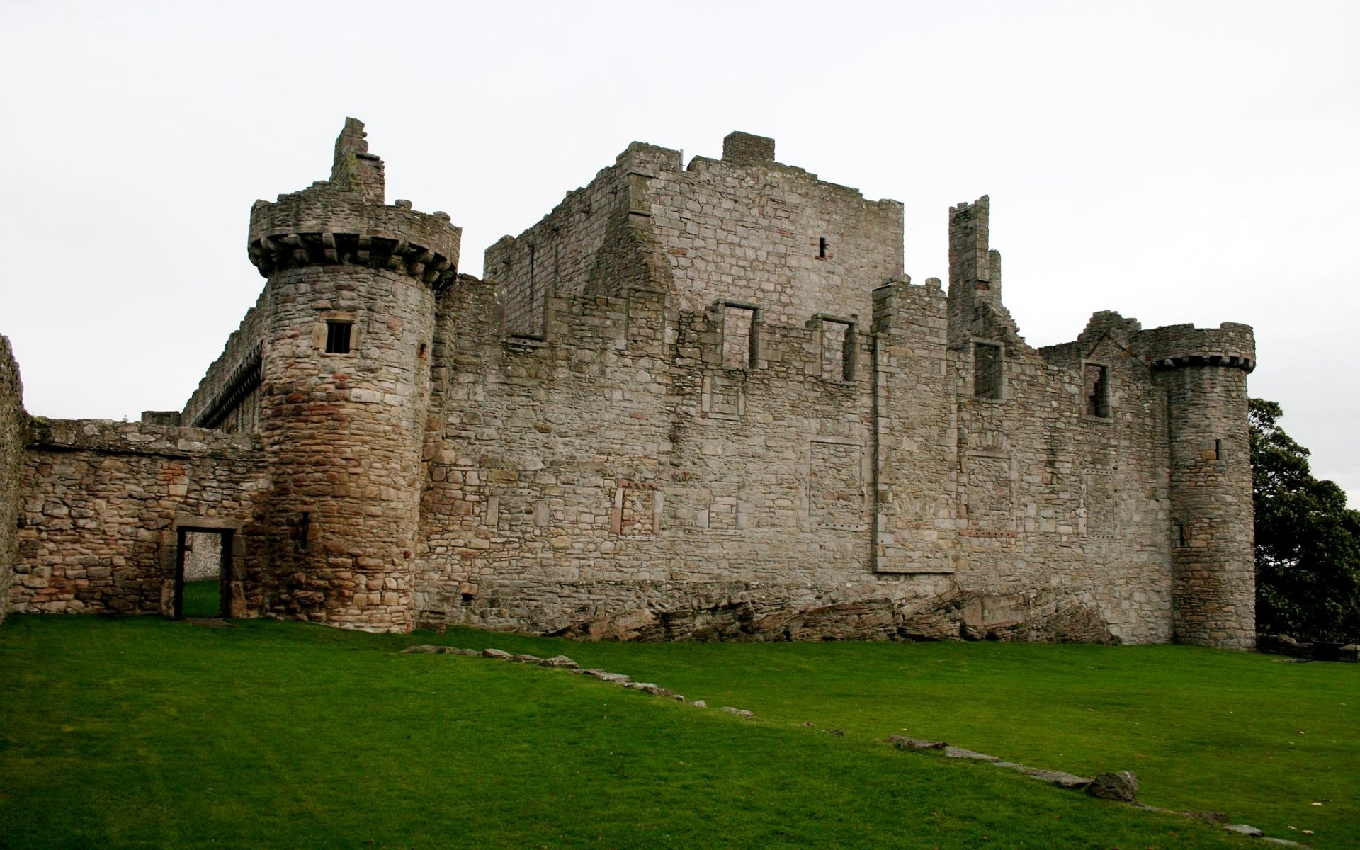 Download Man Made Craigmillar Castle HD Wallpaper