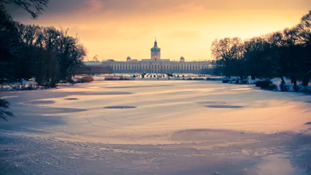 man made Charlottenburg Palace HD Desktop Wallpaper | Background Image