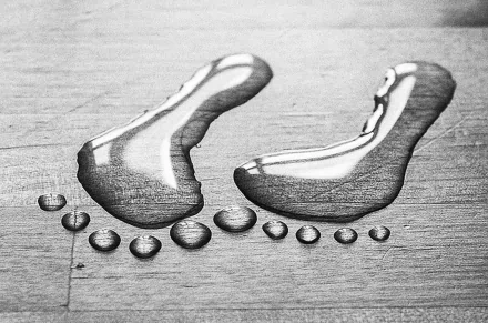 Abstract footprint HD Desktop Wallpaper | Background Image