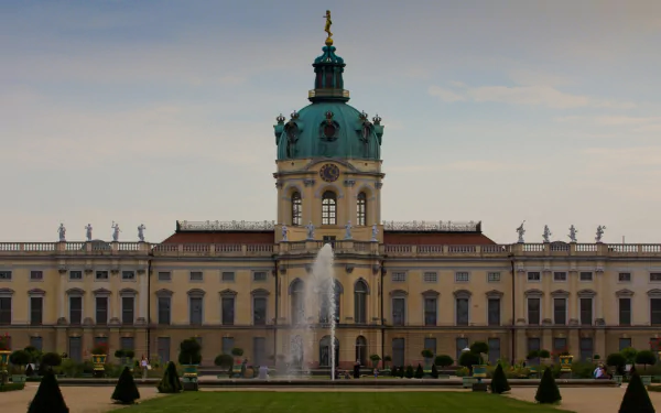 man made Charlottenburg Palace HD Desktop Wallpaper | Background Image
