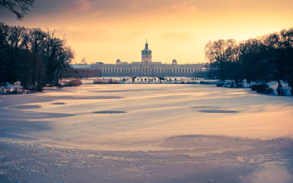 man made Charlottenburg Palace HD Desktop Wallpaper | Background Image