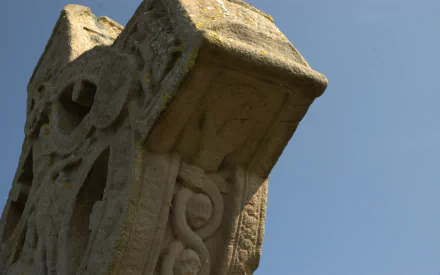 monastery cross Ireland Clonmacnoise religious Clonmacnoise Monastery HD Desktop Wallpaper | Background Image