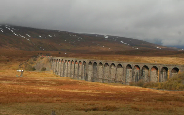 man made Ribblehead Viaduct HD Desktop Wallpaper | Background Image