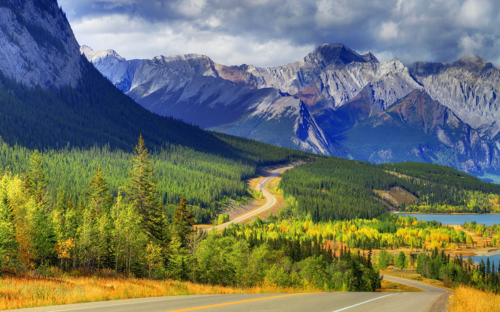 Download Man Made Road HD Wallpaper