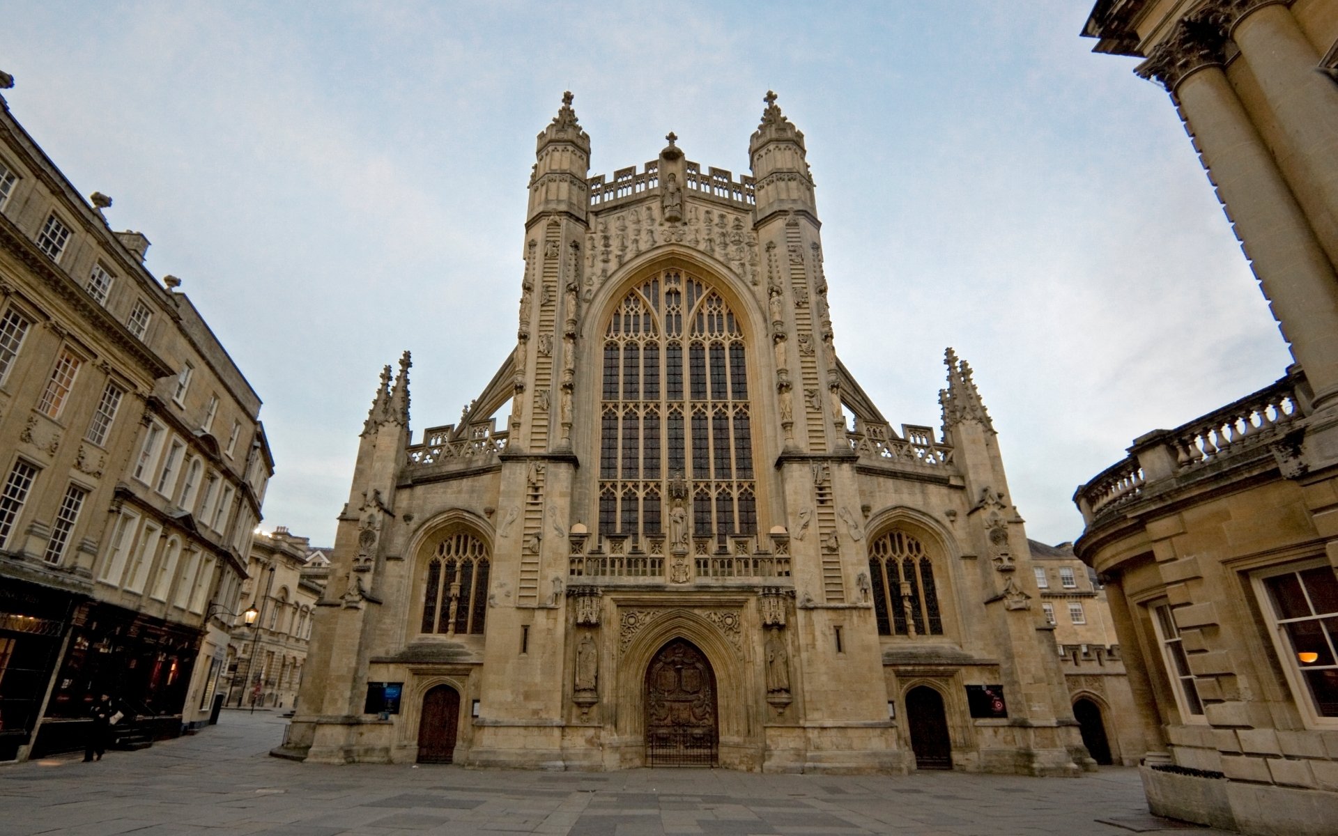 Download Religious Bath Abbey HD Wallpaper