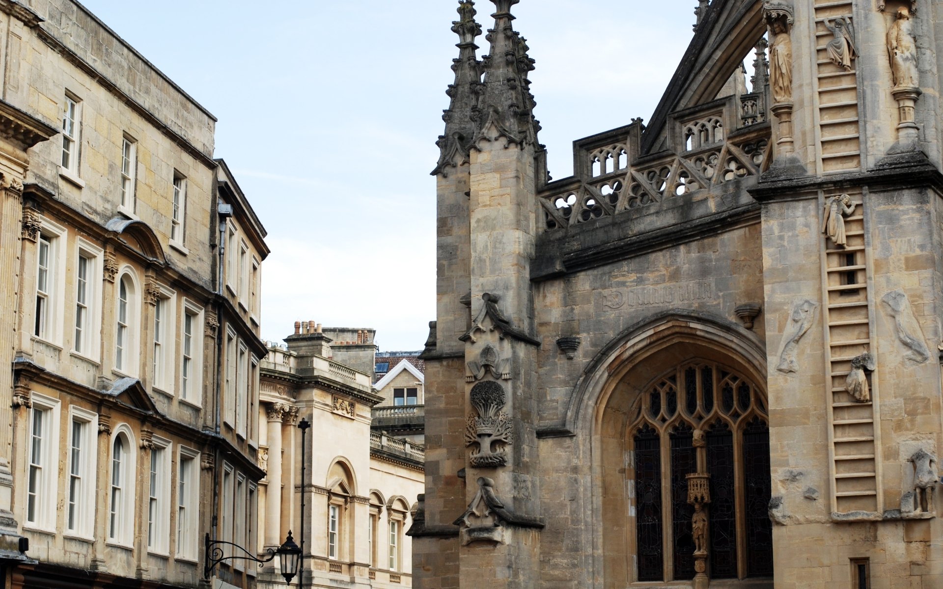 Download Religious Bath Abbey HD Wallpaper