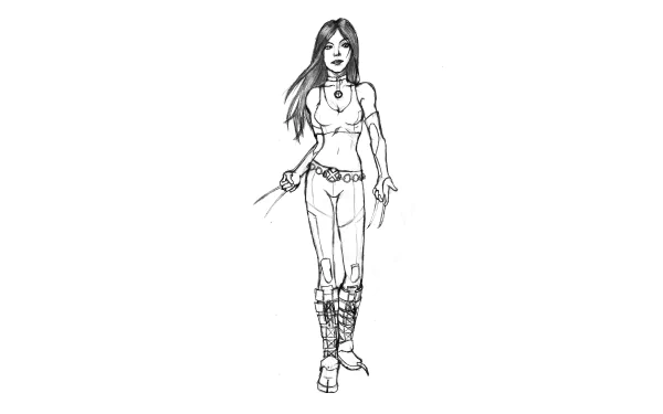 Comic X-23 HD Desktop Wallpaper | Background Image
