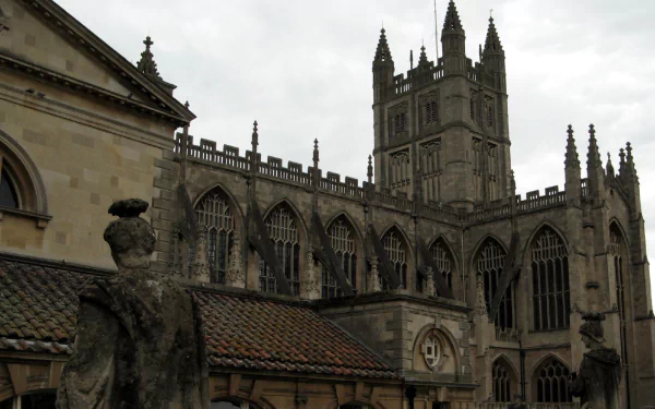 religious Bath Abbey HD Desktop Wallpaper | Background Image