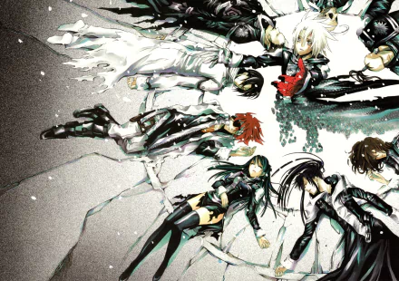 Yu Kanda Lenalee Lee Lavi (D. Gray-Man) Allen Walker D.Gray-man Anime HD Desktop Wallpaper | Background Image