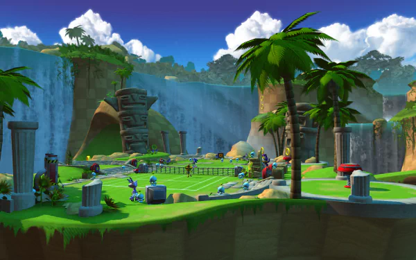 video game Sega Superstars Tennis HD Desktop Wallpaper | Background Image