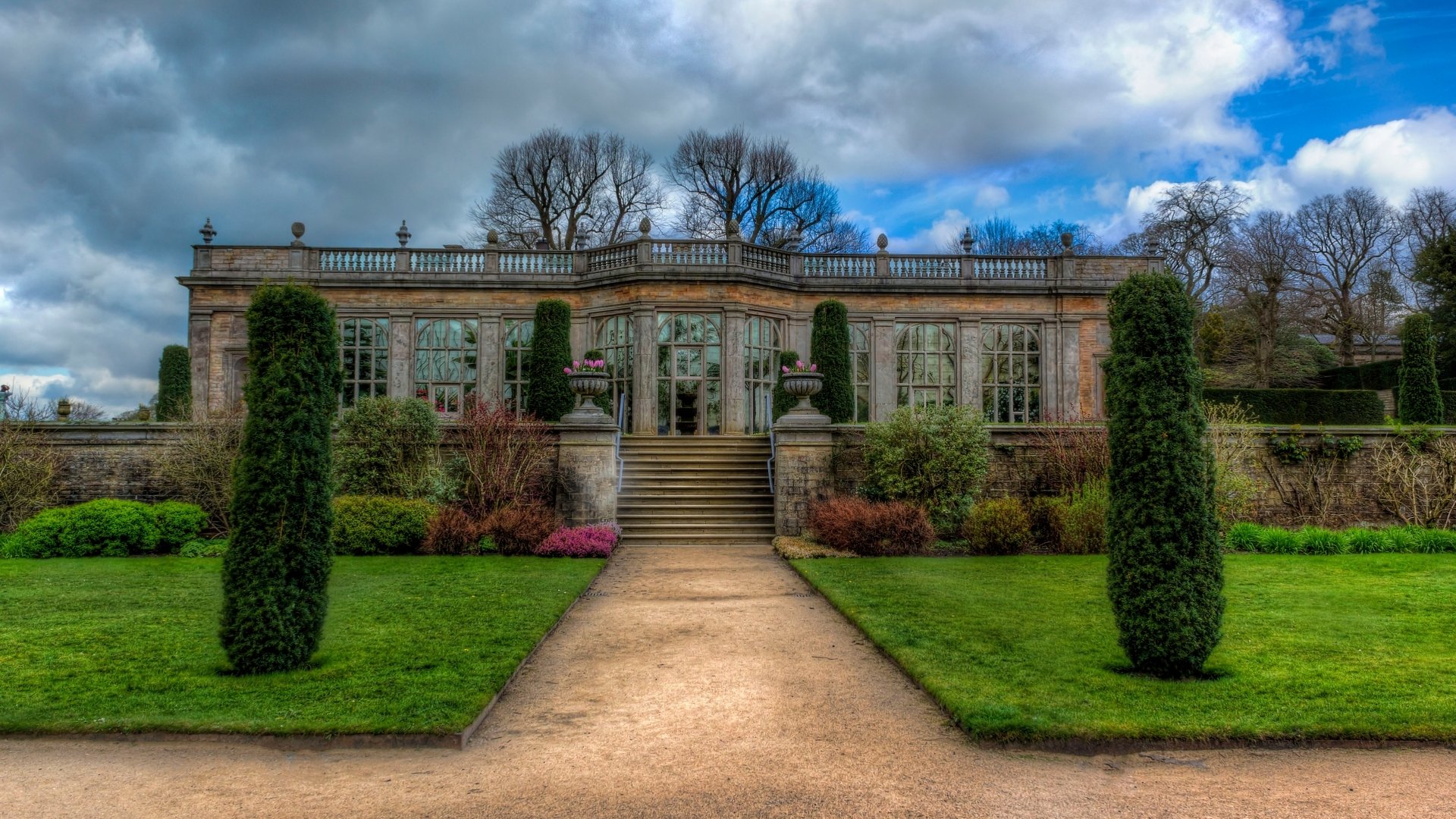 Download Man Made Lyme Park HD Wallpaper