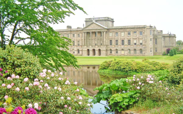 man made Lyme Park HD Desktop Wallpaper | Background Image