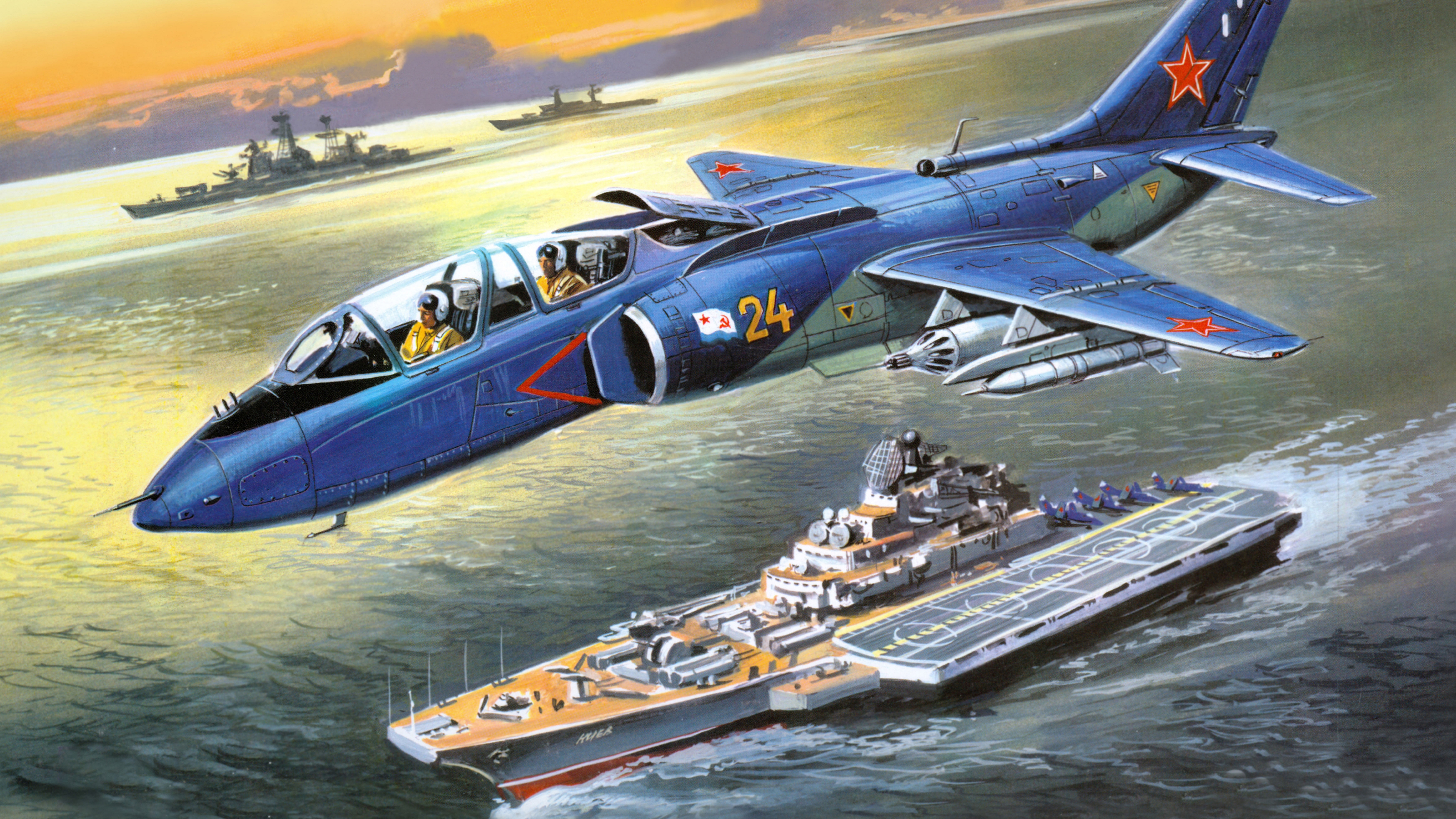 Military Yakovlev Yak-38 HD Wallpaper | Background Image