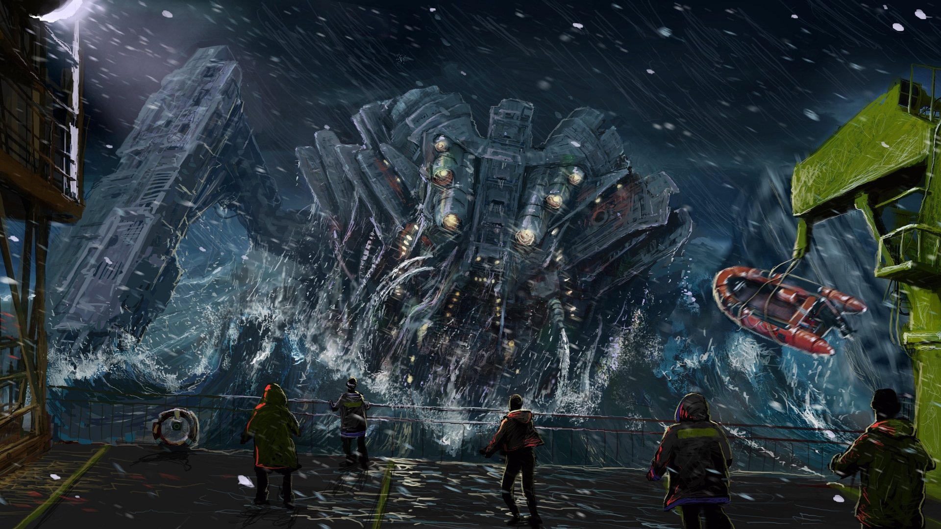 Download Movie Pacific Rim HD Wallpaper | 3500x1969 | Wallpaper Abyss