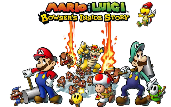 video game Mario & Luigi: Bowser's Inside Story HD Desktop Wallpaper | Background Image