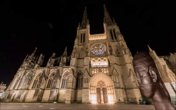 religious Bordeaux Cathedral HD Desktop Wallpaper | Background Image