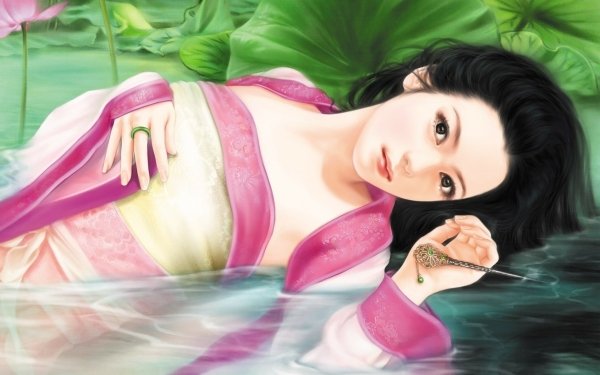 Fantasy Women Asian Cute HD Wallpaper | Background Image