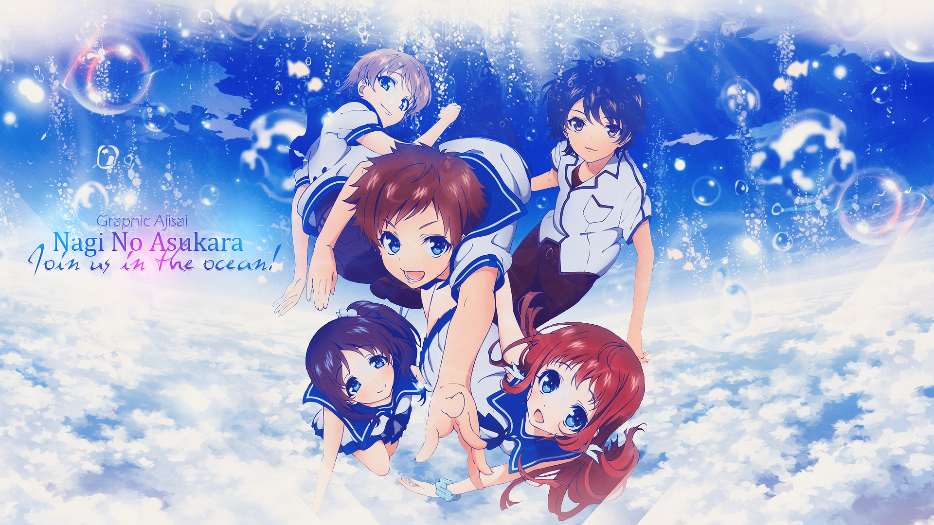 Anime Nagi no Asukara HD Wallpaper by MPrincess