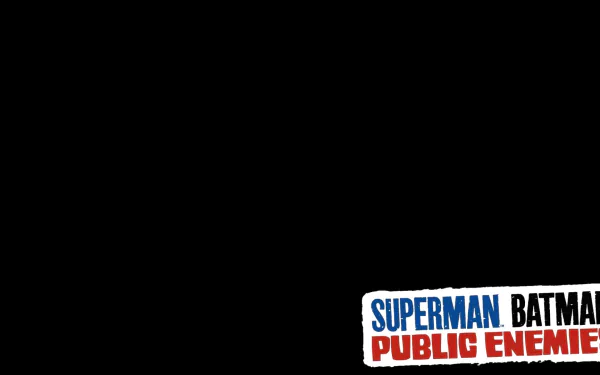 logo movie Superman/Batman: Public Enemies HD Desktop Wallpaper | Background Image