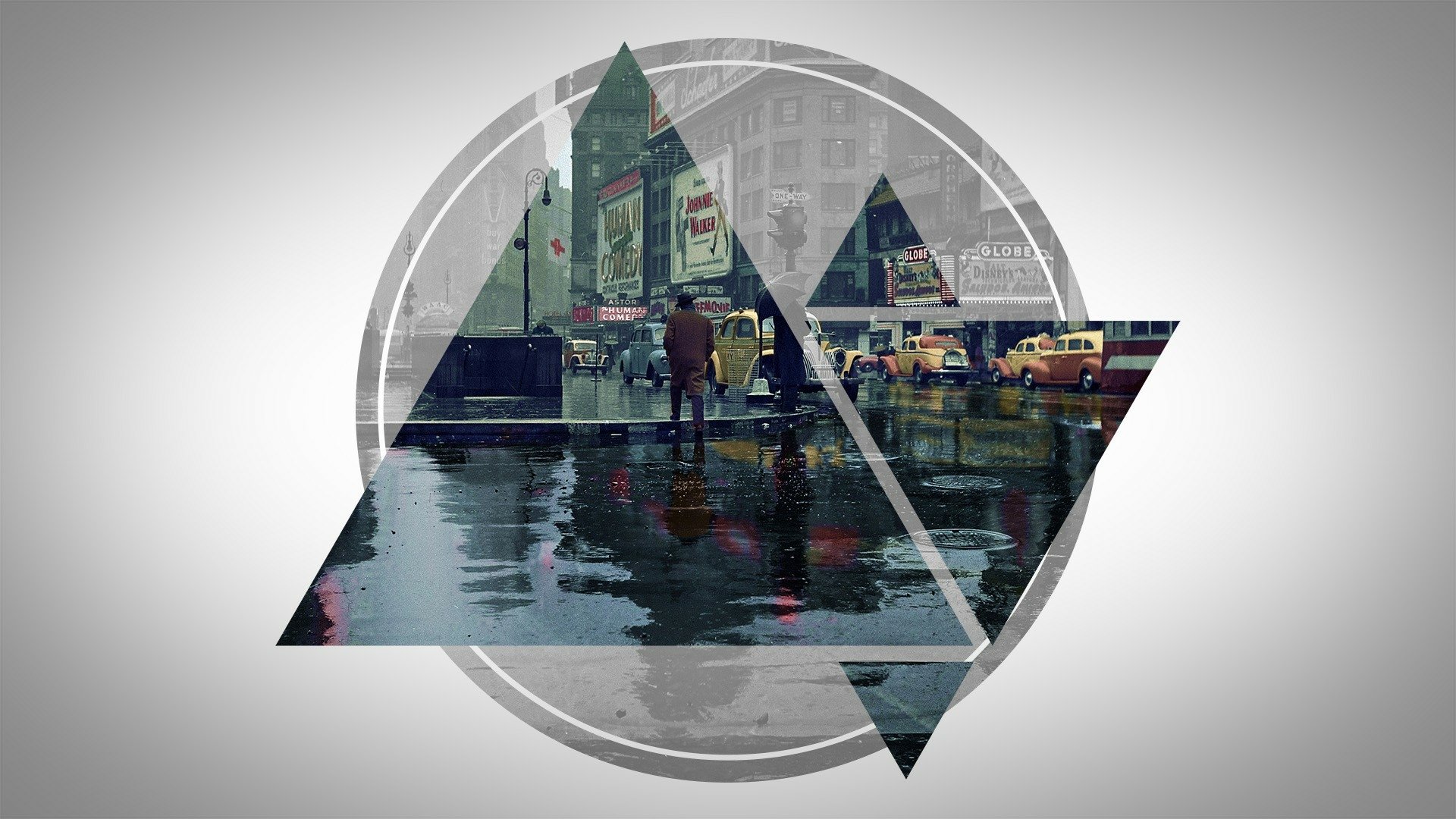 Download Artistic City Cityscape Abstract HD Wallpaper, image size:1920x1080