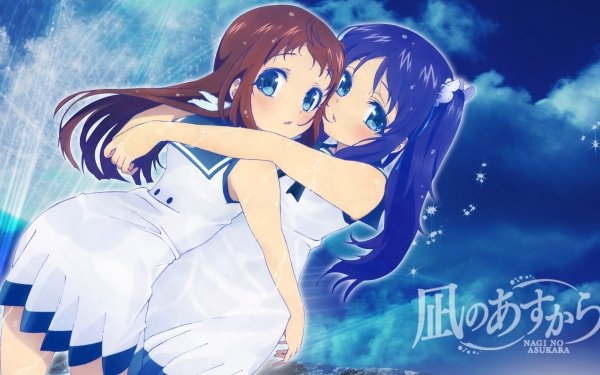 Anime Nagi no Asukara Chisaki Hiradaira Manaka Mukaido HD Wallpaper | Background Image
