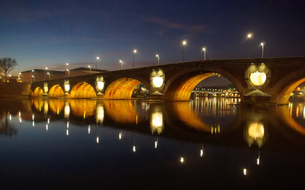 man made Pont Neuf, Toulouse HD Desktop Wallpaper | Background Image