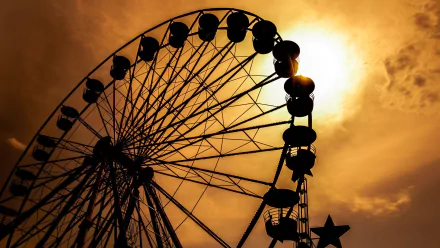 man made ferris wheel HD Desktop Wallpaper | Background Image