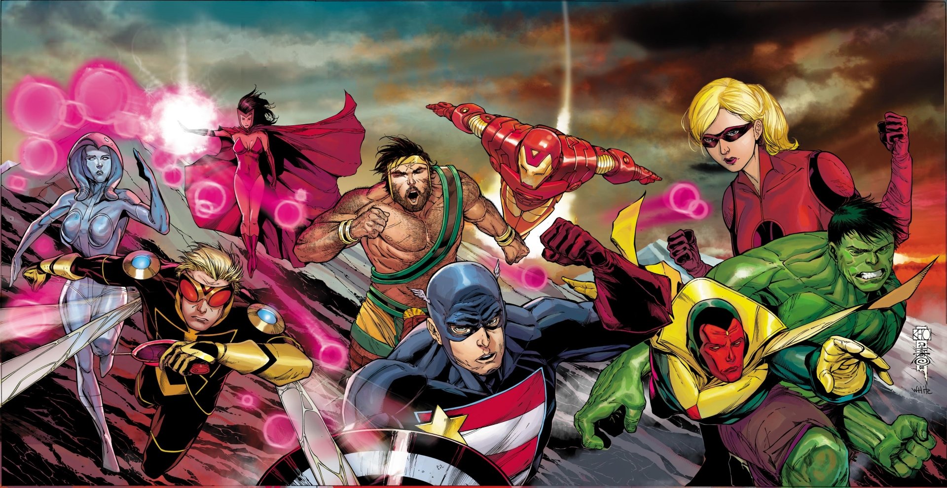 Comics The Mighty Avengers HD Wallpaper