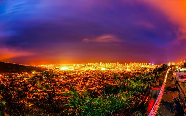  Honolulu at Night